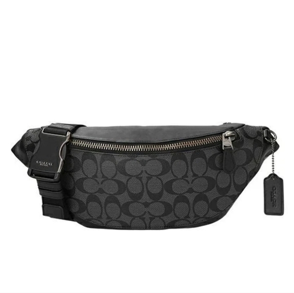 New COACH Waist Bag   Body Bag Warren Belt Bag Charcoal Grey. UNISEX - Picture 1 of 4